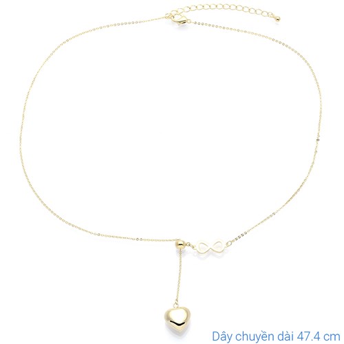 Dây Chuyền Hợp Kim Nữ AvaJi AVJ.N000008.00 Màu Vàng