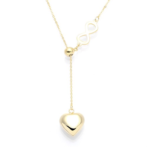 Dây Chuyền Hợp Kim Nữ AvaJi AVJ.N000008.00 Màu Vàng