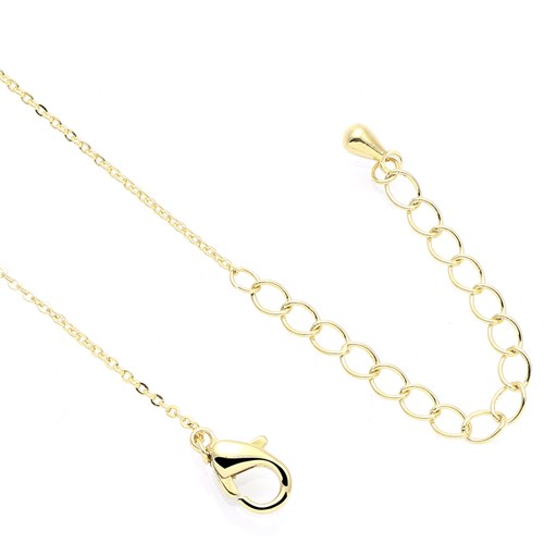 Dây Chuyền Hợp Kim Nữ AvaJi AVJ.N000008.00 Màu Vàng