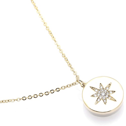 Dây Chuyền Hợp Kim Nữ AvaJi AVJ.N000010.00 Màu Vàng