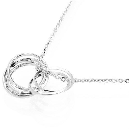 Dây Chuyền Hợp Kim Nữ AvaJi AVJ.N000011.00 Màu Bạc