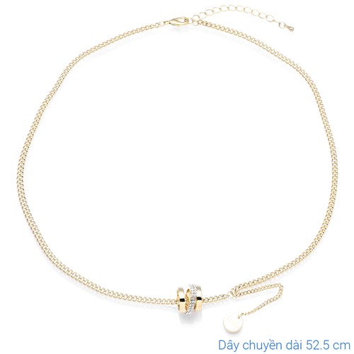 Dây Chuyền Hợp Kim Nữ AvaJi Đính Đá AVJ.N000014.00