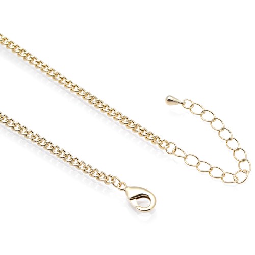 Dây Chuyền Hợp Kim Nữ AvaJi Đính Đá AVJ.N000014.00 Màu Vàng