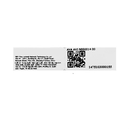 Dây Chuyền Hợp Kim Nữ AvaJi Đính Đá AVJ.N000014.00 Màu Vàng