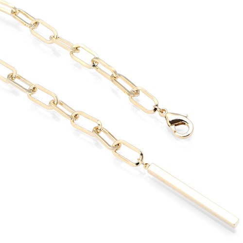 Dây Chuyền Hợp Kim Nữ AvaJi AVJ.N000016.00 Màu Vàng