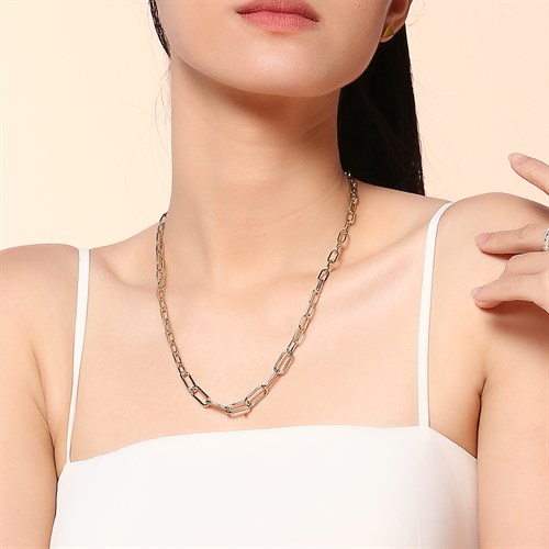 Dây Chuyền Hợp Kim Nữ AvaJi AVJ.N000016.00 Màu Vàng