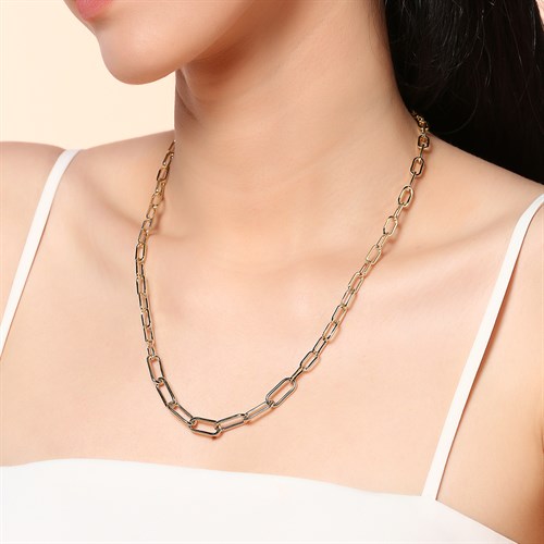 Dây Chuyền Hợp Kim Nữ AvaJi AVJ.N000016.00 Màu Vàng