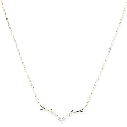 Dây Chuyền Hợp Kim Nữ AvaJi Đính Đá AVJ.N000022.00 Màu Bạc