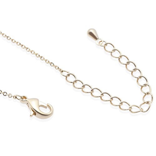 Dây Chuyền Hợp Kim Nữ AvaJi Đính Đá AVJ.N000022.00 Màu Bạc