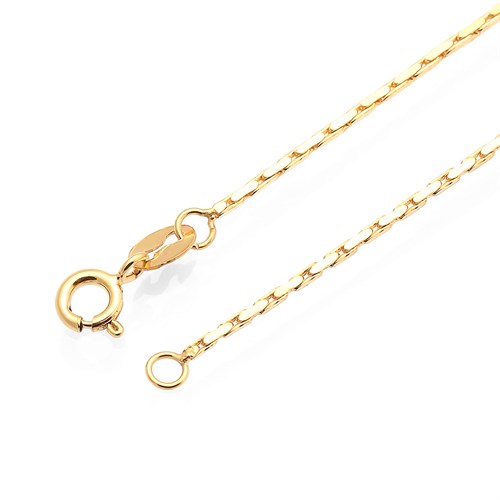 Dây Chuyền Bạc Nữ Đính Đá Mạ Vàng 18K AvaJi AVJ.N000151.00 Màu Vàng