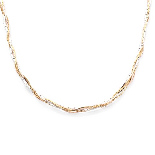 Dây Chuyền Bạc Nữ Mạ Vàng 18K AvaJi AVJ.N000159.00