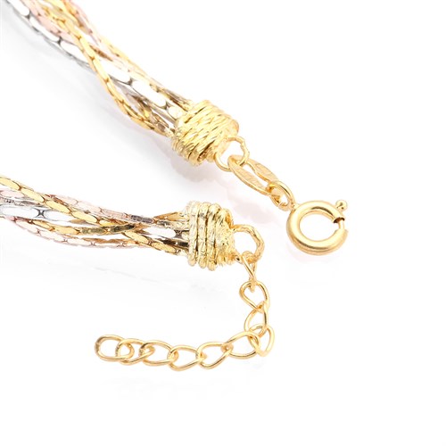 Dây Chuyền Bạc Nữ Mạ Vàng 18K AvaJi AVJ.N000159.00