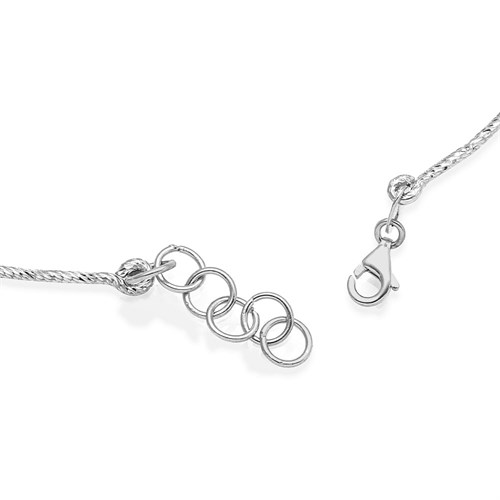 Dây Chuyền Bạc Nữ Mạ Vàng Trắng AvaJi AVJ.N000162.00 Màu Bạc