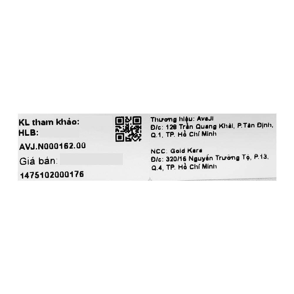 Dây Chuyền Bạc Nữ Mạ Vàng Trắng AvaJi AVJ.N000162.00 Màu Bạc