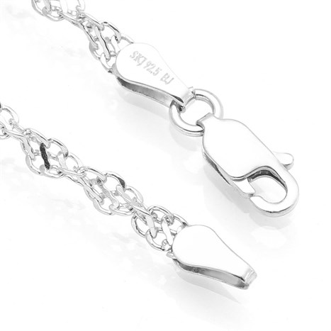 Dây Chuyền Bạc Nữ Mạ Vàng 18K AvaJi AVJ.N000166.00 Màu Vàng