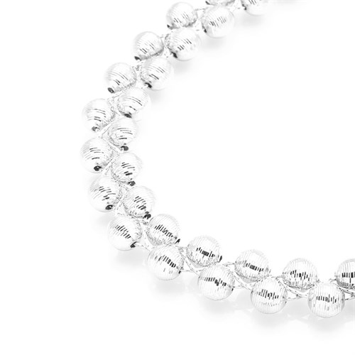 Dây Chuyền Bạc Nữ Mạ Vàng Trắng AvaJi AVJ.N000173.00 Màu Bạc