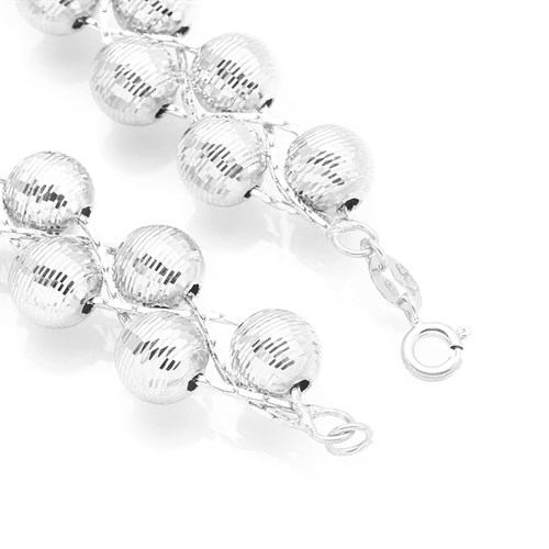 Dây Chuyền Bạc Nữ Mạ Vàng Trắng AvaJi AVJ.N000173.00 Màu Bạc