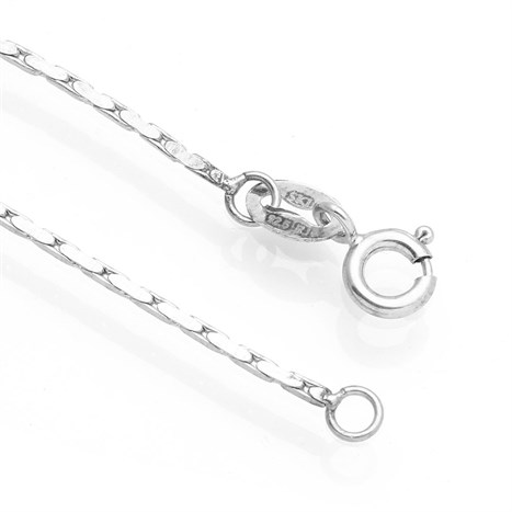 Dây Chuyền Bạc Nữ Mạ Vàng 18K AvaJi AVJ.N000175.00 Màu Bạc