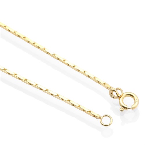 Dây Chuyền Bạc Nữ Đính Đá Mạ Vàng AvaJi AVJ.N000205.00 Màu Vàng