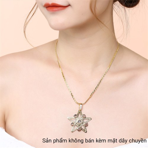 Dây Chuyền Bạc Unisex Mạ Vàng 18K AvaJi AVJ.N000217.00 Màu Vàng
