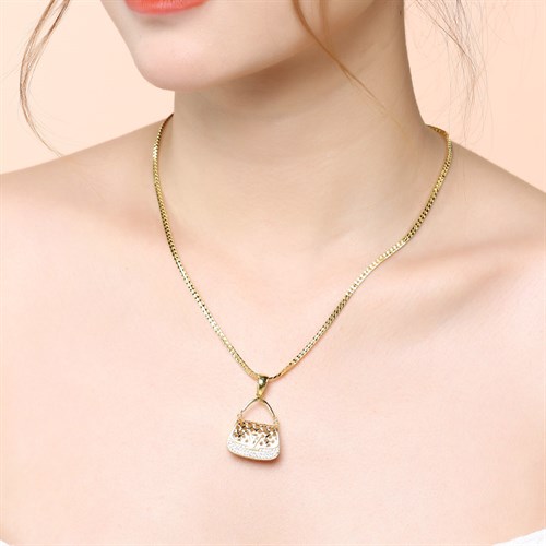 Dây Chuyền Bạc Unisex Mạ Vàng 18K AvaJi AVJ.N000219.00 Màu Vàng