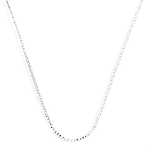 Dây Chuyền Bạc Unisex Mạ Vàng Trắng AvaJi AVJ.N000220.00 Màu Bạc