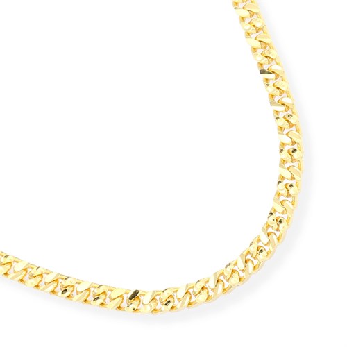 Dây Chuyền Bạc Unisex Mạ Vàng 18K AvaJi AVJ.N000221.00 Màu Vàng
