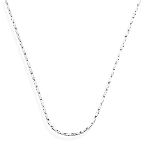 Dây Chuyền Bạc Unisex Mạ Vàng Trắng AvaJi AVJ.N000222.00 Màu Bạc