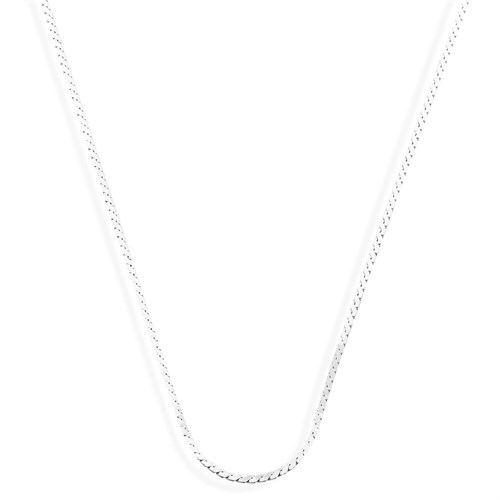 Dây Chuyền Bạc Nữ Mạ Vàng Trắng AvaJi AVJ.N000225.00 Màu Bạc