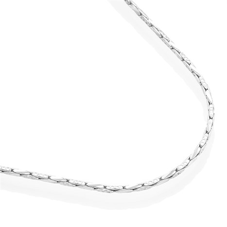 Dây Chuyền Bạc Unisex Mạ Vàng Trắng AvaJi AVJ.N000226.00 Màu Bạc