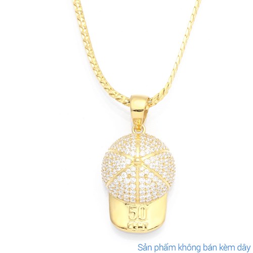 Mặt Dây Chuyền Bạc Nữ Đính Đá Mạ Vàng 18K AvaJi AVJ.P000013.00 Màu Vàng