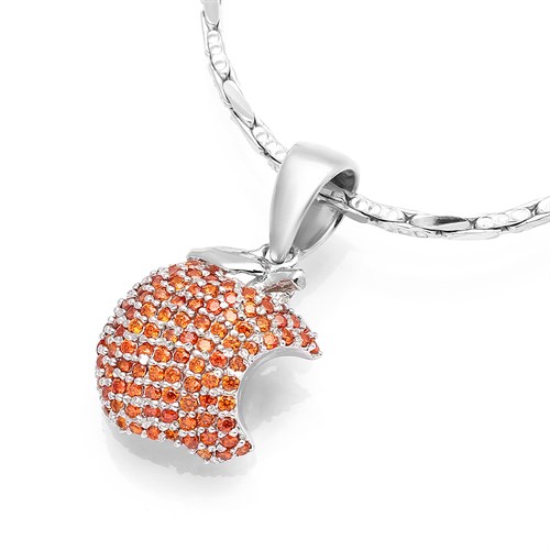 Mặt Dây Chuyền Bạc Nữ Đính Đá Mạ Vàng Trắng AvaJi AVJ.P000054.00 Màu Bạc