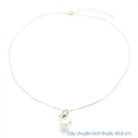 Dây Chuyền Hợp Kim Nữ Ngọc Trai AvaJi AVJ.N000300.00 Màu Vàng