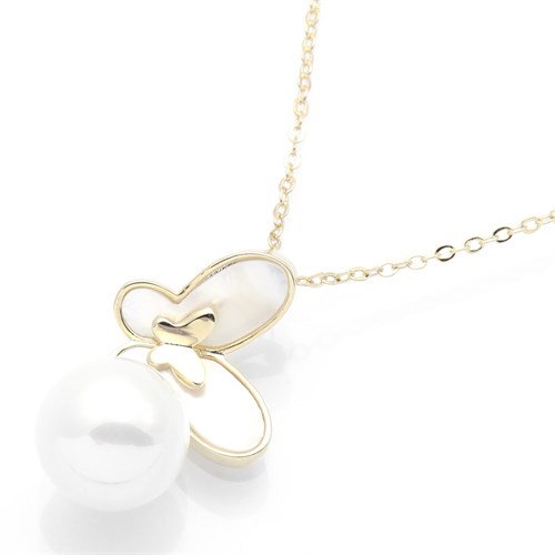 Dây Chuyền Hợp Kim Nữ Ngọc Trai AvaJi AVJ.N000300.00 Màu Vàng