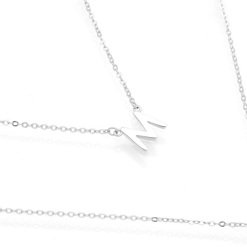 Dây Chuyền Hợp Kim Nữ Ngọc Trai AvaJi AVJ.N000301.00 Màu Bạc