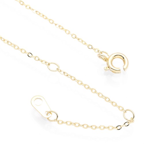 Dây Chuyền Hợp Kim Nữ Đính Đá AvaJi AVJ.N000306.00 Màu Vàng