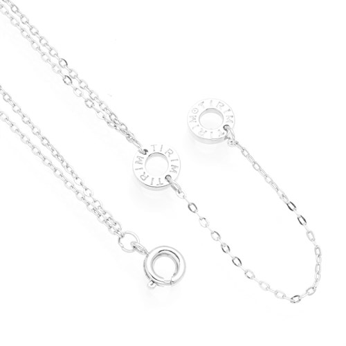 Dây Chuyền Hợp Kim Nữ Ngọc Trai AvaJi AVJ.N000309.00 Màu Bạc