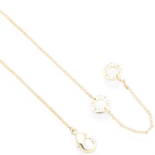 Dây Chuyền Hợp Kim Nữ Đính Đá AvaJi AVJ.N000314.00 Màu Vàng