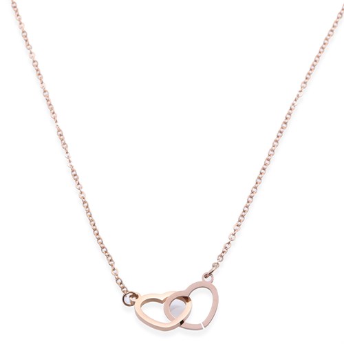 Dây Chuyền Hợp Kim Nữ AvaJi AVJ.N000339.00 Màu Vàng Hồng