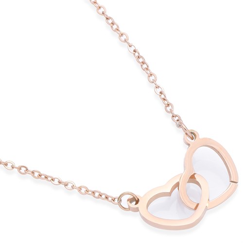 Dây Chuyền Hợp Kim Nữ AvaJi AVJ.N000339.00 Màu Vàng Hồng