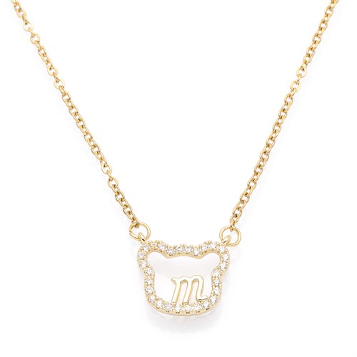 Dây Chuyền Hợp Kim Nữ Đính Đá AvaJi AVJ.N000353.00