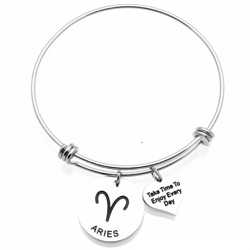 Vòng Tay Hợp Kim Nữ AvaJi AVJ.B000016.00 Màu Bạc