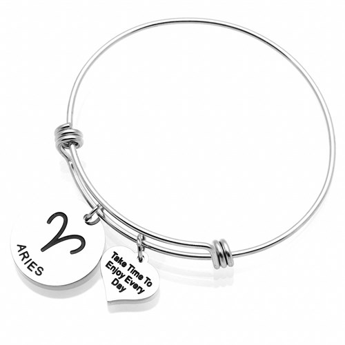 Vòng Tay Hợp Kim Nữ AvaJi AVJ.B000016.00 Màu Bạc