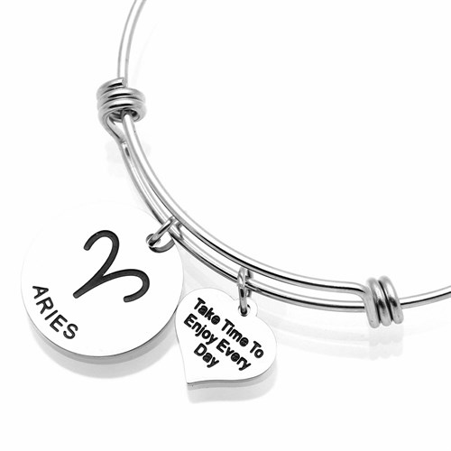 Vòng Tay Hợp Kim Nữ AvaJi AVJ.B000016.00 Màu Bạc