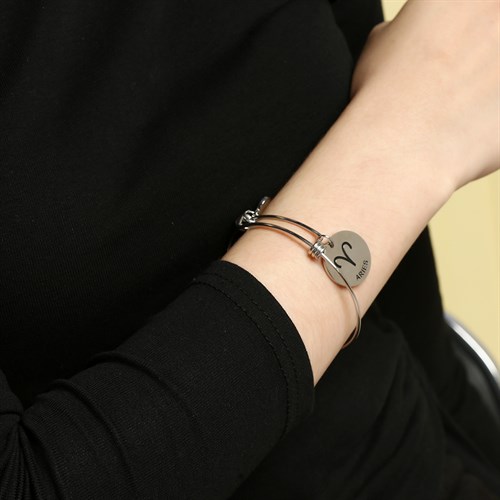 Vòng Tay Hợp Kim Nữ AvaJi AVJ.B000016.00 Màu Bạc