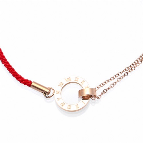 Vòng Tay Dây Đỏ Nữ AvaJi AVJ.T000068.00 Màu Vàng