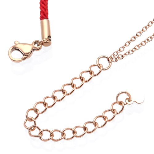 Vòng Tay Dây Đỏ Nữ AvaJi AVJ.T000068.00 Màu Vàng