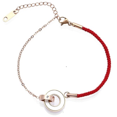 Vòng Tay Hợp Kim Nữ AvaJi AVJ.T000069.00 Màu Vàng