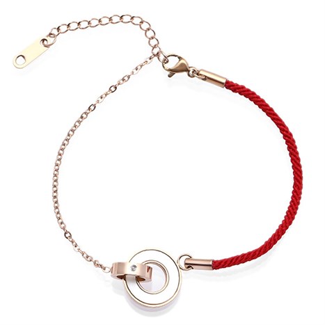 Vòng Tay Hợp Kim Nữ AvaJi AVJ.T000069.00 Màu Vàng