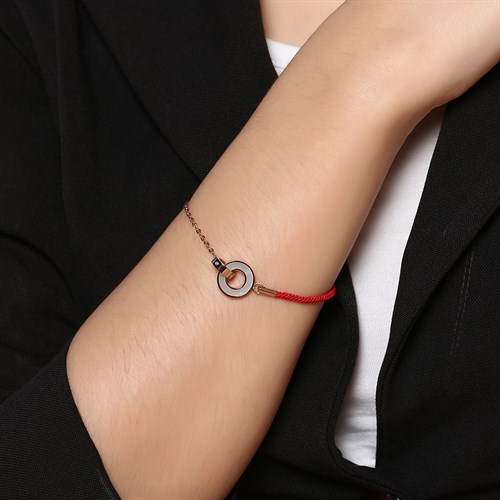 Vòng Tay Hợp Kim Nữ AvaJi AVJ.T000069.00 Màu Vàng